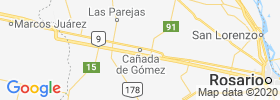 Canada De Gomez map